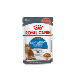 Корм консервированный ROYAL CANIN полнорационный для взрослых кошек профилактика избыточного веса LIGHT WEIGHT CARE (ЛАЙТ ВЕЙТ КЭА), мелкие кусочки в соусе - 85 гр