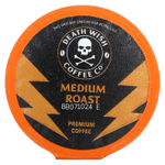 Death Wish Coffee, The World's Strongest Coffee, средняя обжарка, 10 порционных кофейных капсул, 12,5 г (0,44 унции)