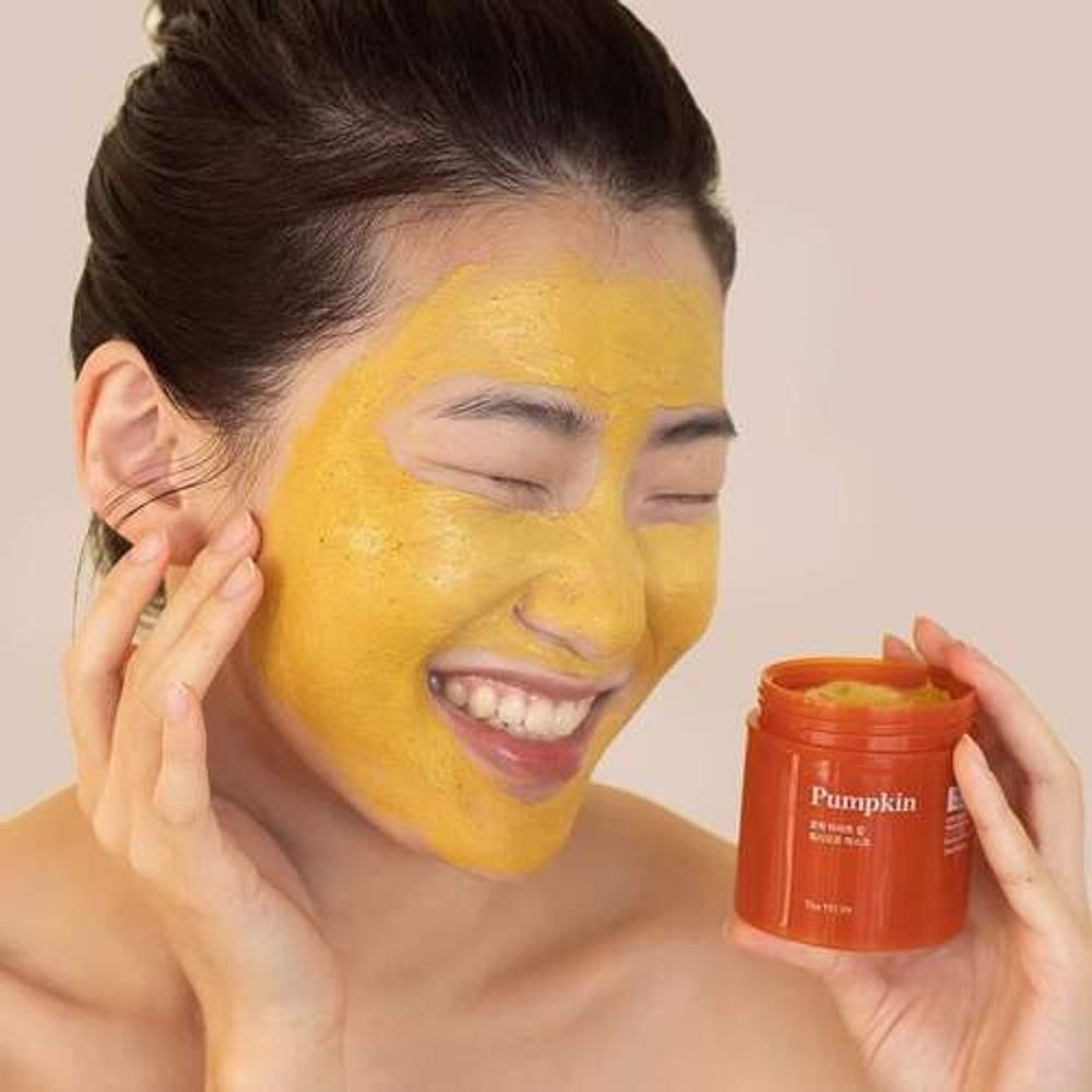 TheYEON Маска для лица подтягивающая с экстрактом тыквы - Pumpkin tight up wash off mask, 120мл