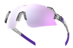 Спортивные очки с диоптриями HILX Savage 2.0 Shiny Crystal Grey Purple / Photochromic Purple Mirror Lens