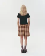 Купить Шорты One Two Plaid Boxer бежевые Шорты One Two Plaid Boxer бежевые