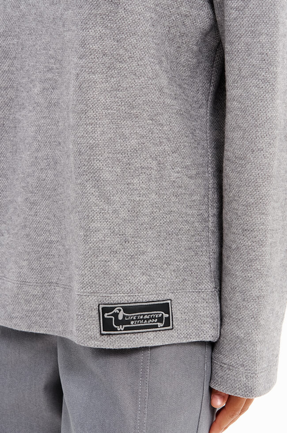 23411 Свитшот женский (серый)