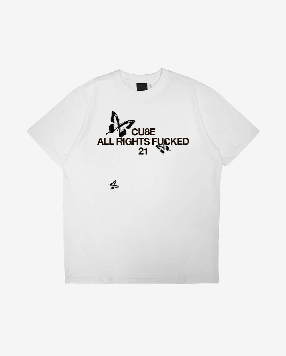 Футболка All rights Black Белая