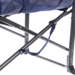 Кресло складное с подлокотниками до 100 кг SJ-0053, 52*62*92 см, цвет: синий, ТуристМастер