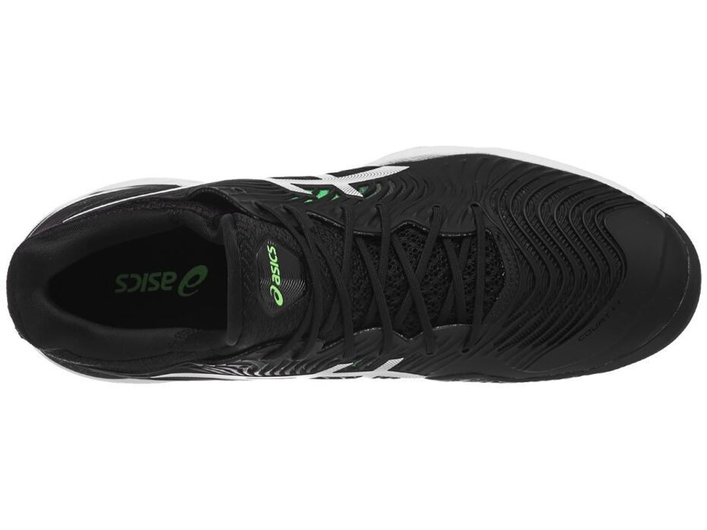 Мужские кроссовки теннисные Asics Court FF 2 Clay - black/green gecko