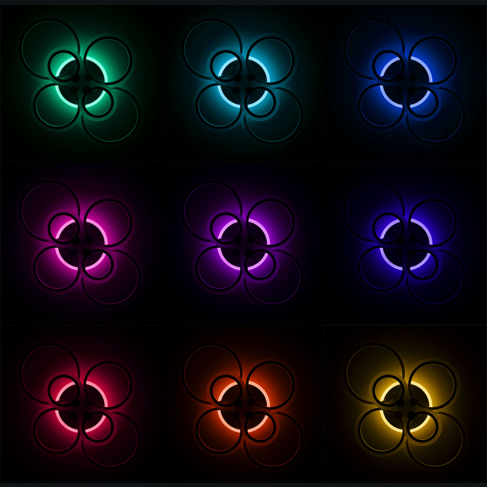 Citilux Сента CL237B160E RGB Люстра с пультом Белая