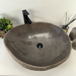 Каменная раковина из речного камня RS-05406 (66*54*16) 0863 из натурального камня