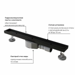 Душевой лоток RGW SDR SDR-08B-120 120 21210812-014 черный