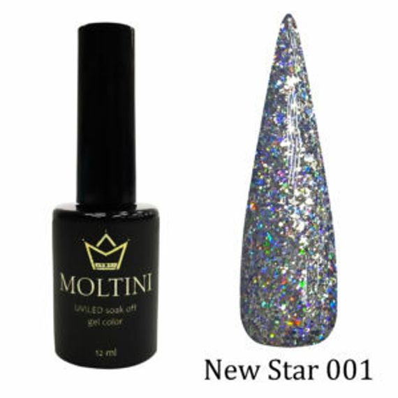 Гель-лак Moltini New Star 001, 12 ml