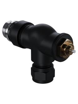 Набор термостатический осевой Royal Thermo Design Pro 15мм М30х1,5 (Черный)