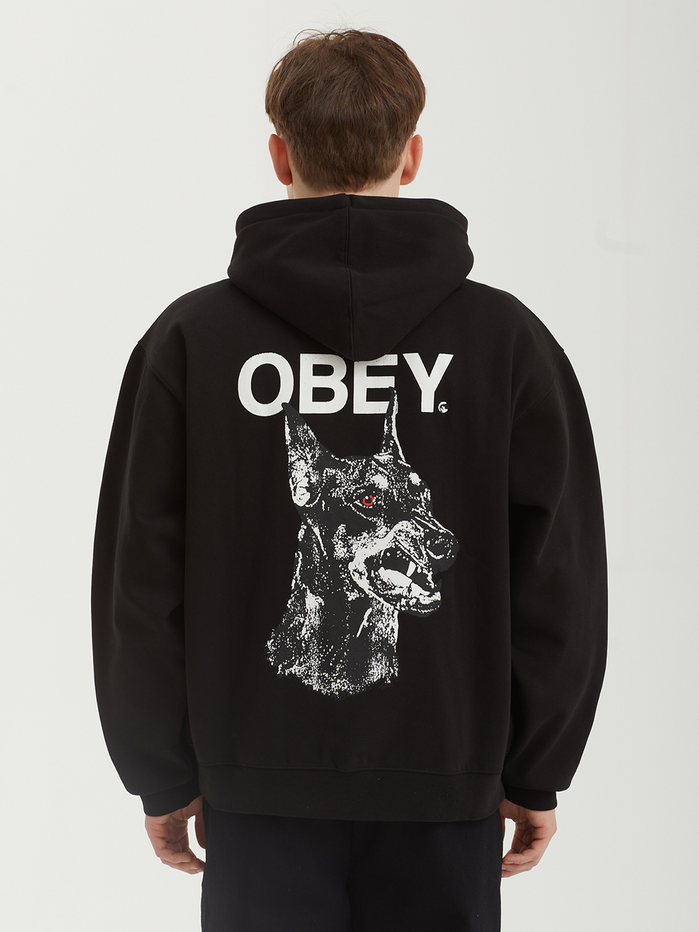 Мужская Толстовка Obey Doberman