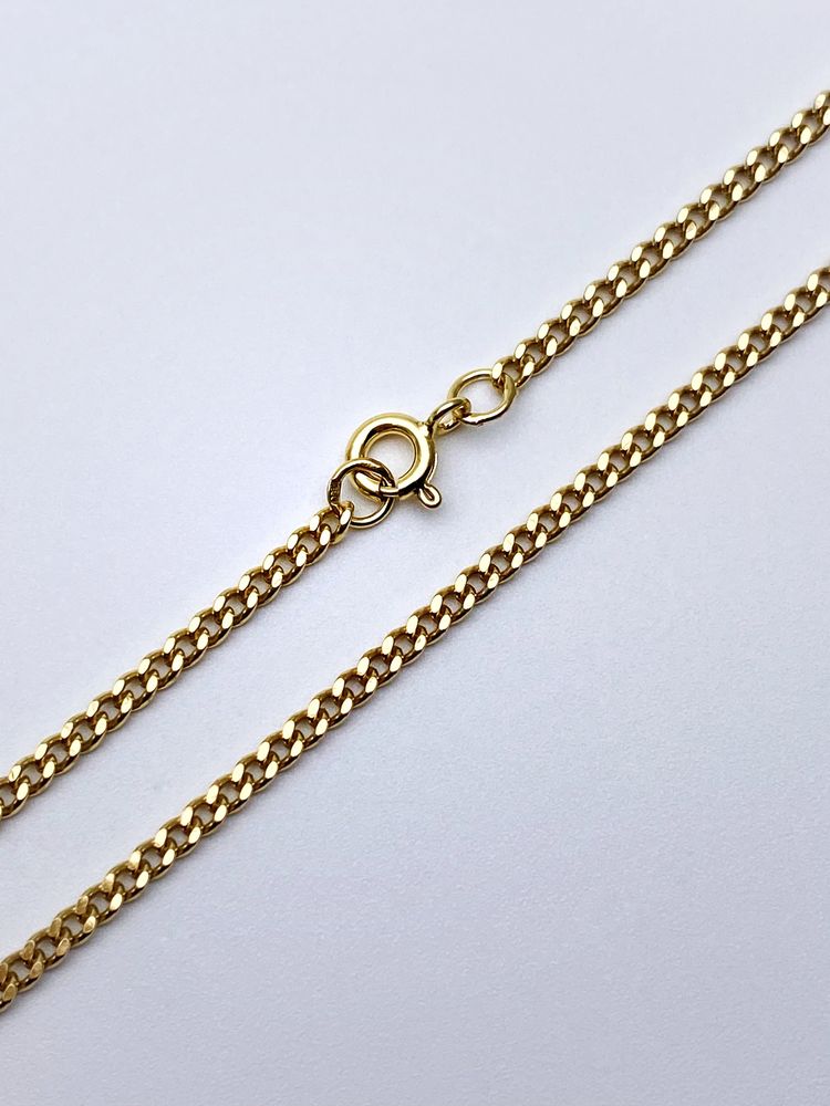 Цепь из серебра/Панцирь граненый/Позолота