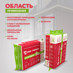 Базальтовая вата Rockwool Лайт Баттс Скандик 1200х600х100 мм 6 плит в упаковке