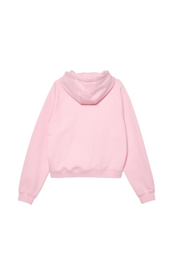 ZARA X BENITO ANTONIO ТОЛСТОВКА С КАПЮШОНОМ УКОРОЧЕННОГО КРОЯ, РОЗОВЫЙ
