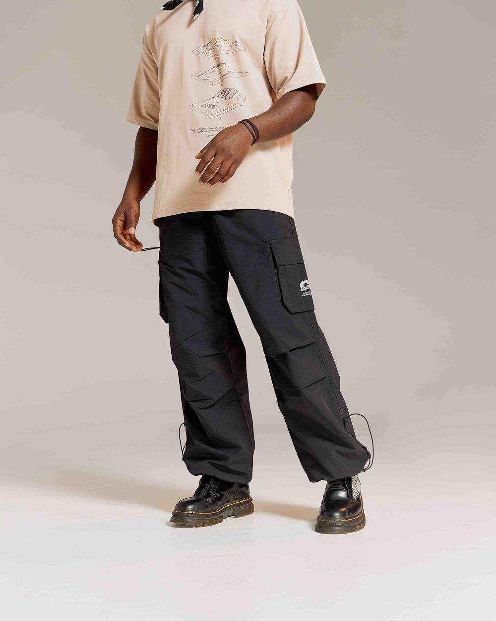 Брюки Called a Garment Multi pocket черные