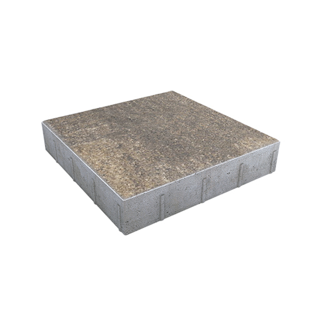 Тротуарная плитка КВАДРАТ 500х500 мм - Листопад гладкий Старый замок