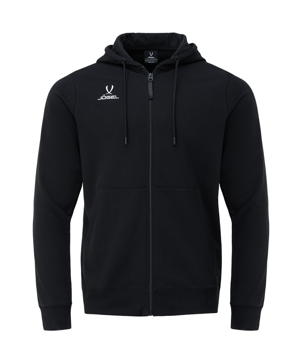 Худи на молнии ESSENTIAL Cotton Zip Hoodie, черный