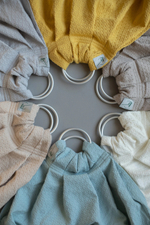 Тканый слинг на кольцах «Крепкие объятия», Кофе