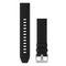 Ремешок Garmin QuickFit 22 Watch Straps Leather/FKM Hybrid Strap (010-13225-09) Black/Green
