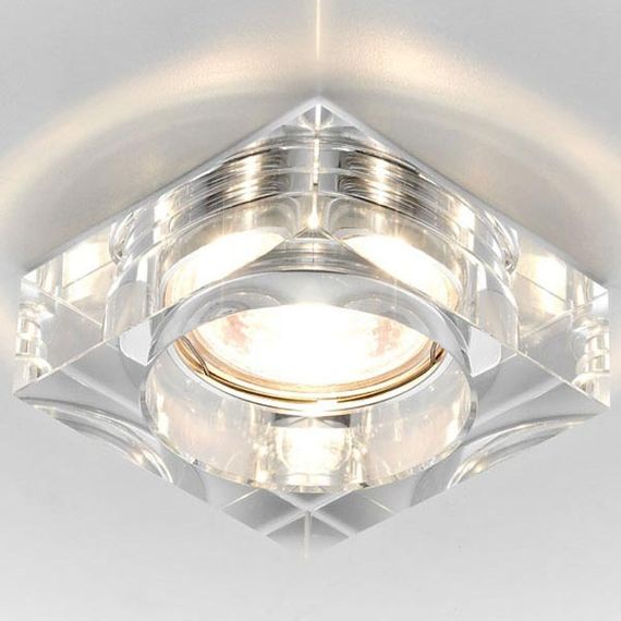 Встраиваемый светильник Ambrella light Crystal Spot D9171 CL