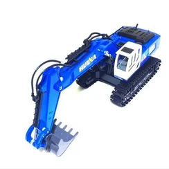 Радиоуправляемый экскаватор HUI NA TOYS масштаб 1:18 2.4G - HN1558-BLUE