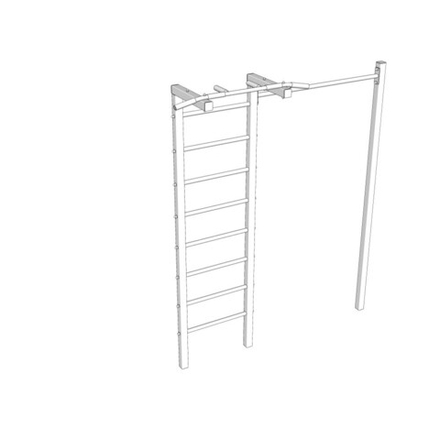 Монтаж уличного спортивного комплекса Sv Sport (3 вертикальных столба)