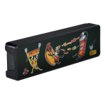 Пенал школьный 20х5.5х2.2см. АБС-пластик,полиэтилентерефталат "Фуд-файт" (Феникс+)