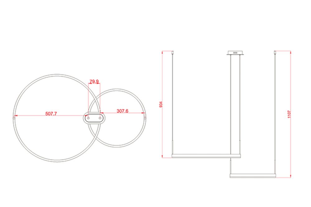 Kink Light 08219,33P(3000K) Подвес Тор мат.золото d40+60