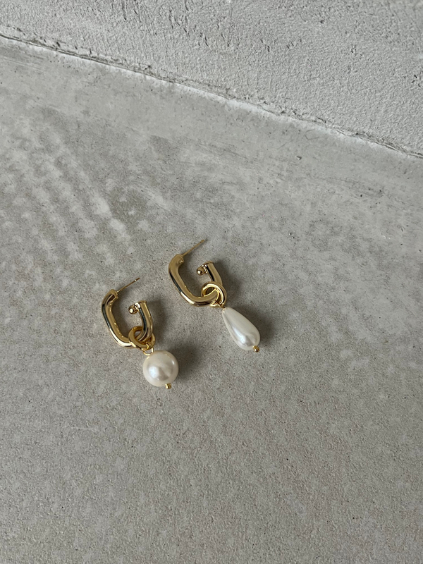 Серьги жемчужные трансформер