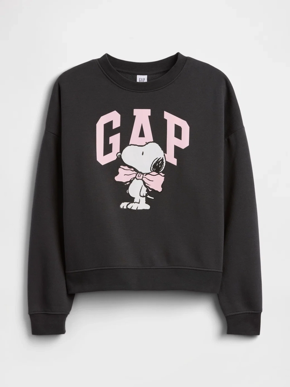 Свитшот Peanuts с широким клиновидным вырезом и воротником-лодочкой - GAP