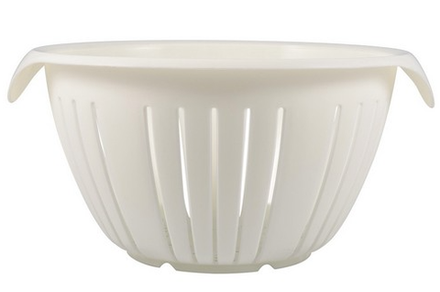 PlastRep Дуршлаг с двумя ручками STOCKHOLM молочный