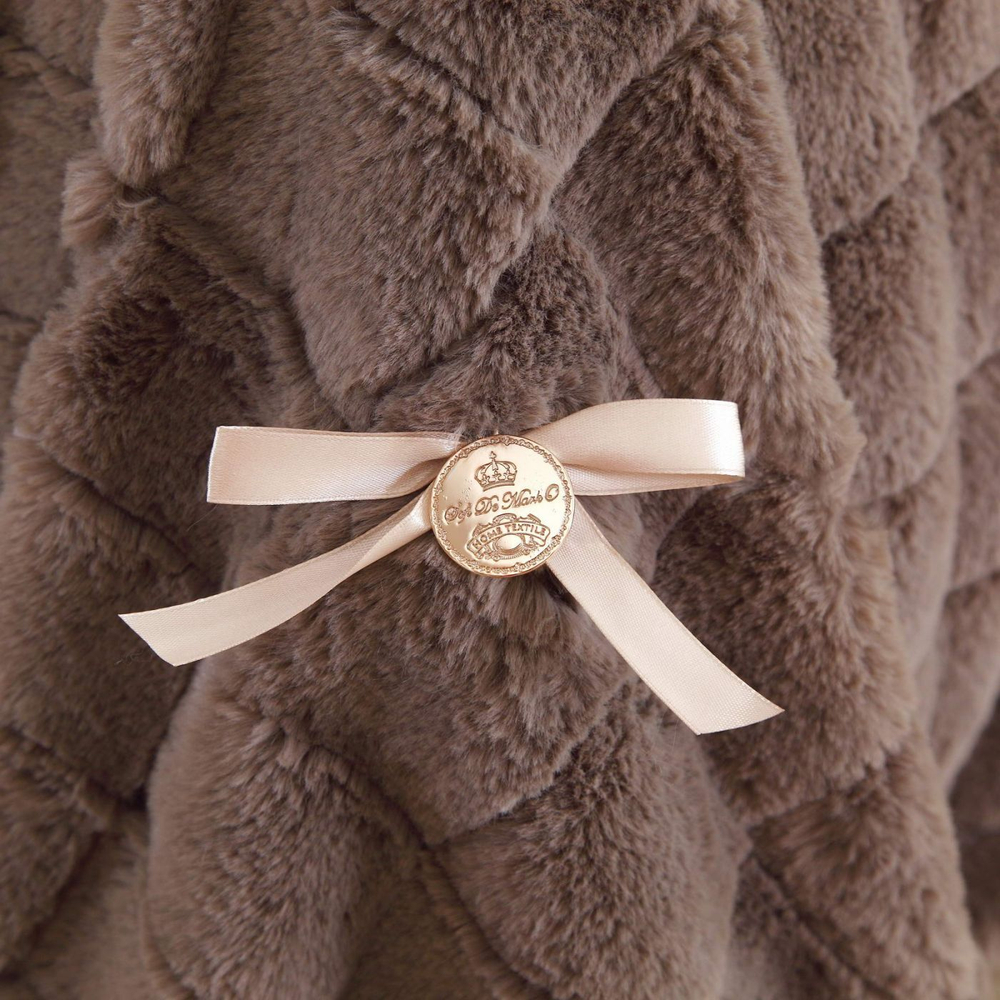 Плед 220х240 Sofi De MarkO Мадлен коричневый