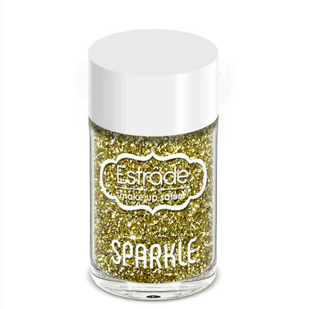 Estrade Глиттер Sparkle, рассыпчатый, тон №53, Золотой металлик, 3 гр