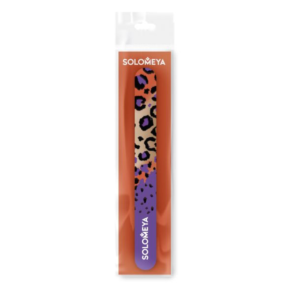 Пилка для ногтей SOLOMEYA Leo Pattern Nail File