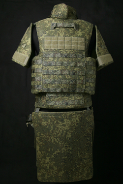 Жилет МСЗ2 + напашник, плечи, пояс, бёдра, пятиточечник + защитные вставки СВМПЭ Бр1, С2
