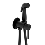 Смеситель с гигиенической лейкой  25к Milardo 001BLR0M08 встраиваемый ЧЕРНЫЙ матовый