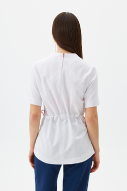 Топ медицинский женский Ньюлук, белый