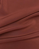 Шелк кади терракотовый