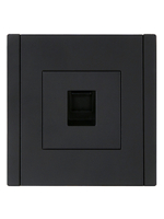 FORTE&PIANO Розетка компьютерная RJ45 кат.6 FP131 черный IEK