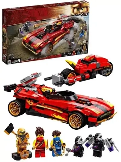 Конструктор Ниндзя-перехватчик Х-1 627 деталей 61648