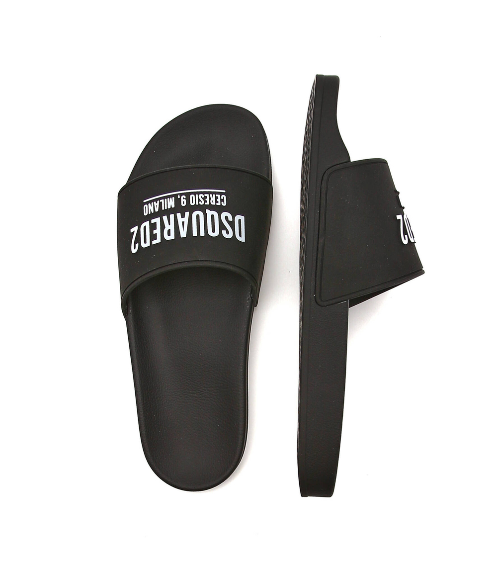 шлепанцы ceresio Dsquared2 - черный(FFM0023 17205014)