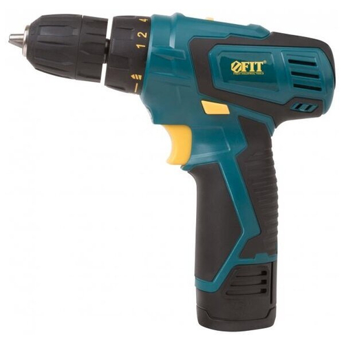 Дрель-Шуруповерт акк. 12,0 В, 0-650 об/мин, 15,0 Нм, 1 (Li-Ion) 1,3 Ач, 1 ч., рез. накл., коробка 80179