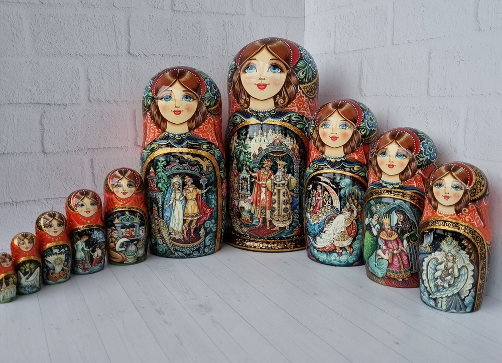 Матрёшка "Царь Салтан" 10мест
