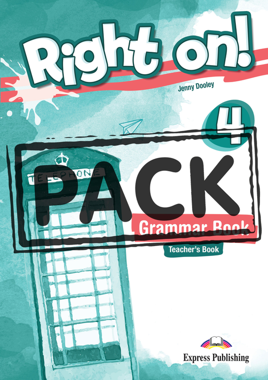 Right On! 4 Grammar Book Teacher's (with Digibooks App) Сборник грамматических упражнений для учителя (с  ссылкой на электронное приложение)