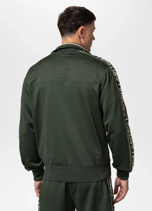 Олимпийка PITBULL OLDSCHOOL TAPE LOGO темно-зеленая