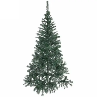 Ёлка «Серебряная дымка» 180 см, ПВХ зеленый с серебром (650 веток)