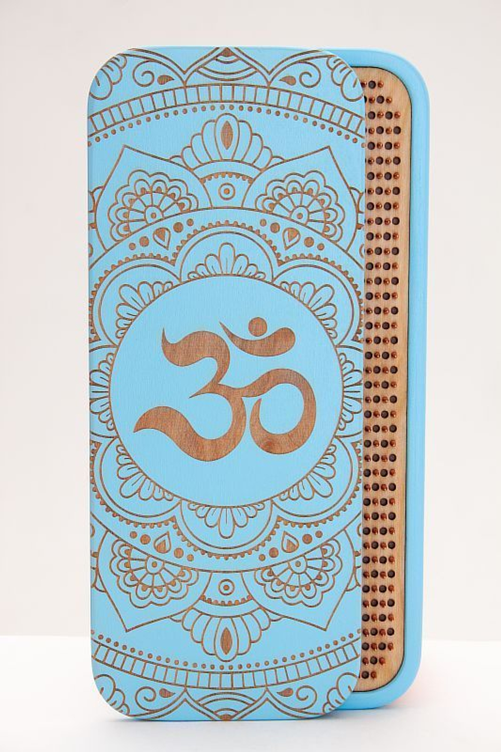 Доска садху Ом большой медные гвозди