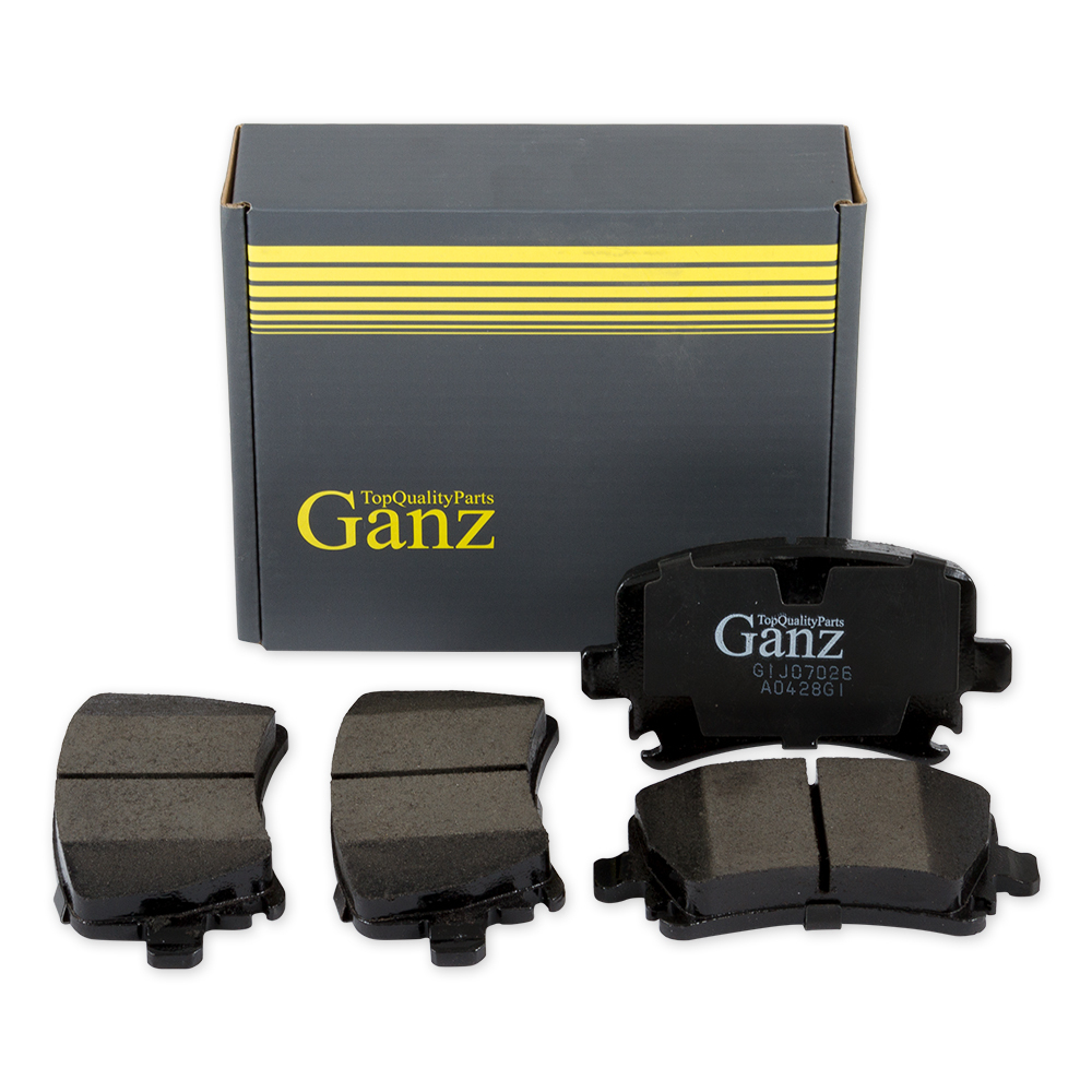 Колодки GANZ задние (под датчик) AD A3 A6 VW G4 G5 B5 B6 Tiguan Арт.:GIJ07026