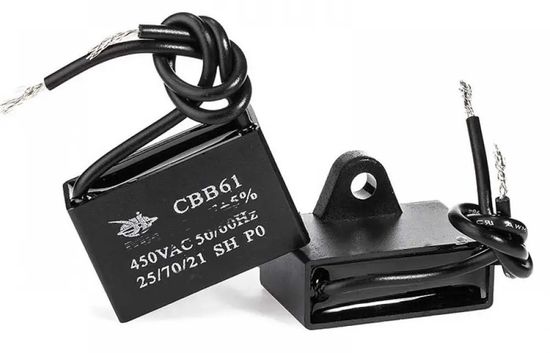 Пусковой конденсатор 2,5мкФ 450в гибкие выводы / CBB61 / FARATON