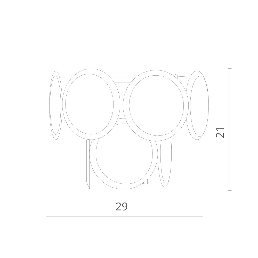 Бра Divinare Chloe 7566/02 AP-1
